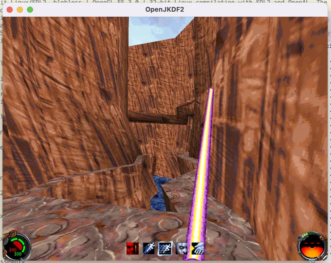 Image of OpenJKDF2 published by the project